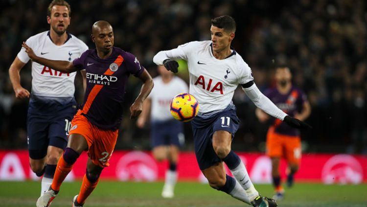 Tottenham Hotspur vs Man City. Copyright: © Getty Images