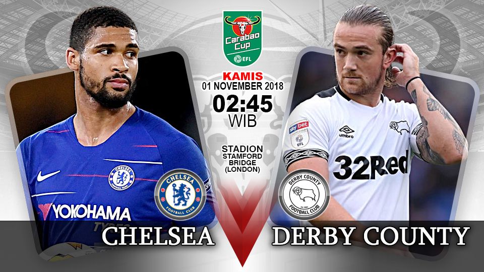 Pertandingan Chelsea vs Derby County. Copyright: © Indosport.com