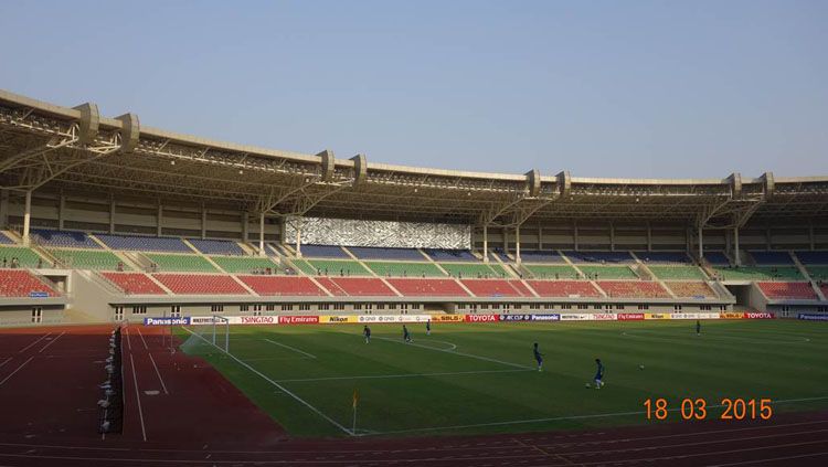 Mandalar Thiti, Myanmar, stadion baru di Piala AFF 2018 Copyright: © Foxsport