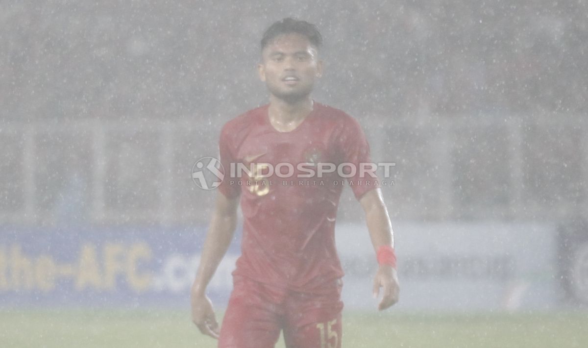 Saddil Ramdani saat melawan Jepang U-19. Copyright: © Herry Ibrahim/INDOSPORT