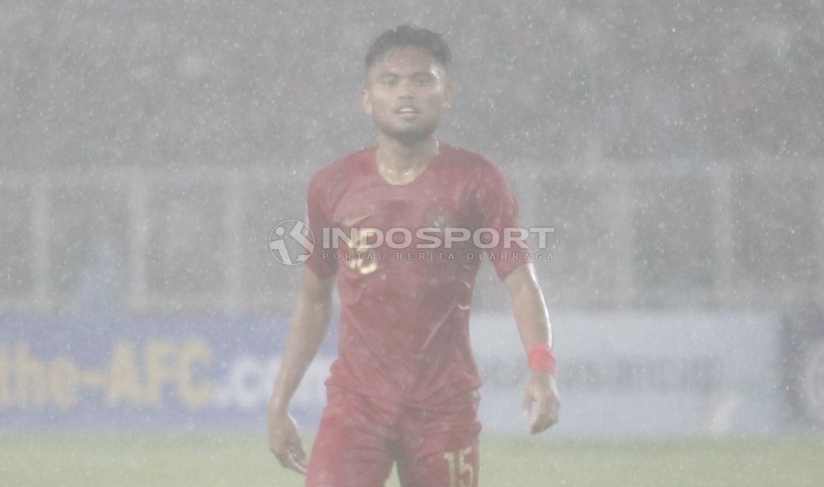 Saddil Ramdani saat melawan Jepang Copyright: © Herry Ibrahim/INDOSPORT