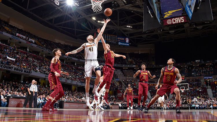 Cleveland Cavaliers vs Denver Nuggets. Copyright: © INDOSPORT
