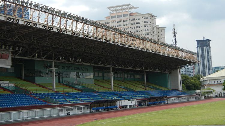 Toilet wanita tanpa sekat menjadi pemandangan di salah satu venue SEA Games 2019, Stadion Rizal Memorial Filipina. Copyright: © Wikipedia