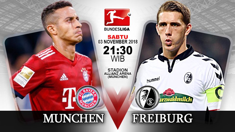 Pertandingan Bayern Munchen vs Freiburg. Copyright: © Indosport.com