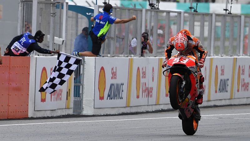 Marc Marquez juara di MotoGP Malaysia 2018 Copyright: © GETTYIMAGES