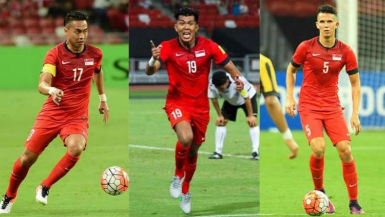 Trio Legendaris Singapura yang akan bermain di Piala AFF 2018 Copyright: © foxsportsasia.com