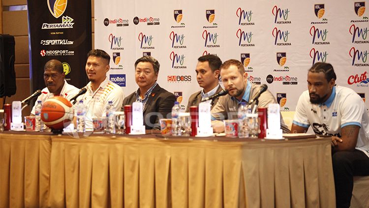 Foto-foto jumpa pers IBL 2018/2019 Copyright: © INDOSPORT/Herry Ibrahim