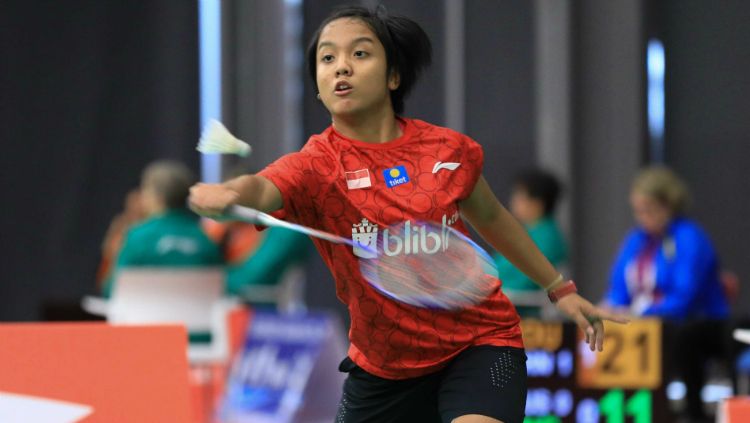 Yasnita Enggira Setiawan, tunggal putri Indonesia di BWF World Junior Championships 2018. Copyright: © Humas PBSI