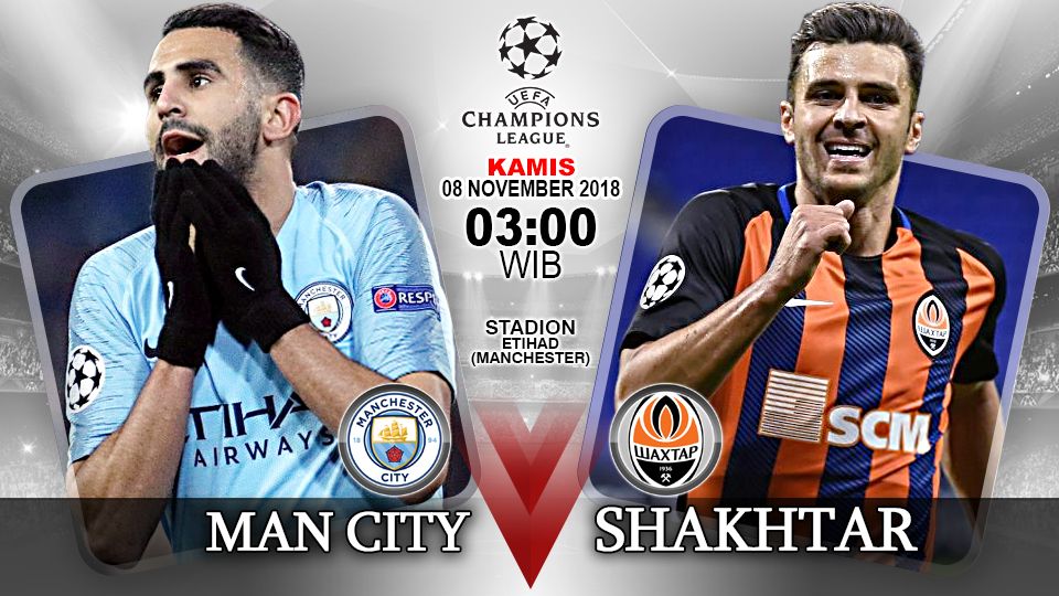 Link Live Streaming Pertandingan Liga Champions: Manchester City vs Shakhtar Donetsk. Copyright: © Indosport.com