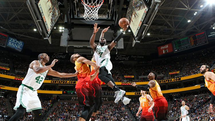 Situasi pertandingan Boston Celtics v Utah Jazz Copyright: © Getty Images