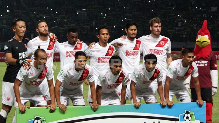 Susunan pemain PSM Makassar. Copyright: © INDOSPORT/Fitra Herdian