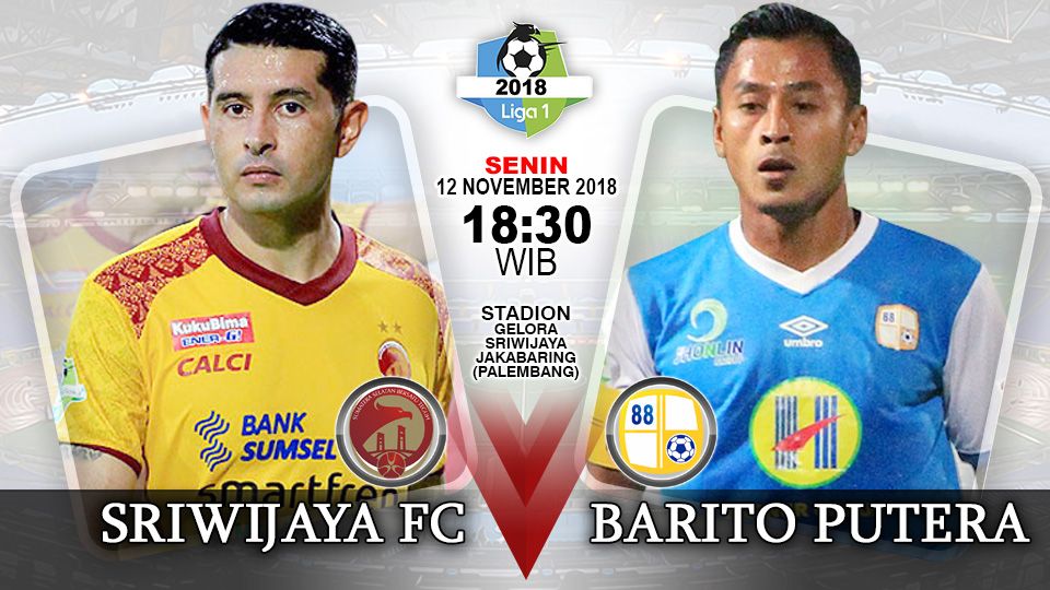 Image result for Sriwijaya FC VS Barito Putera