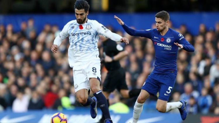 Hasil Pertandingan Babak Pertama Liga Primer Inggris: Chelsea vs Everton. Copyright: © Getty Images