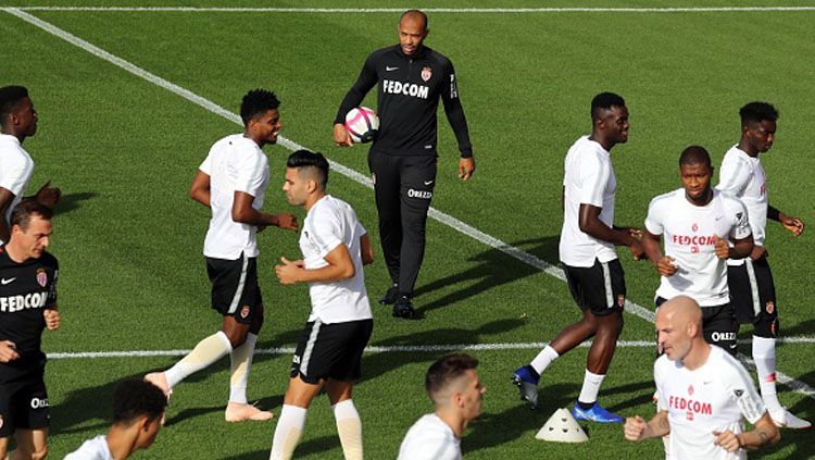 Thierry Henry, Pelatih AS Monaco. Copyright: &copy; Getty Images