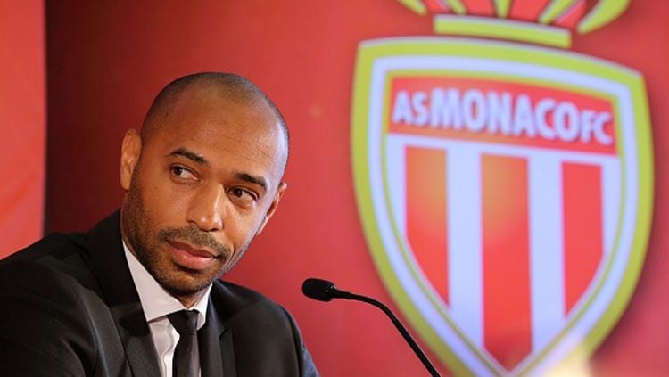 Thierry Henry, Pelatih AS Monaco. Copyright: © Getty Images