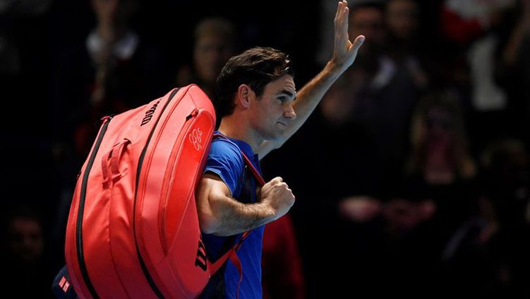 Roger Federer yang terlihat lesu usai dikalahkan Kei Nishikori di ATP Finals Copyright: © Sport Mirror