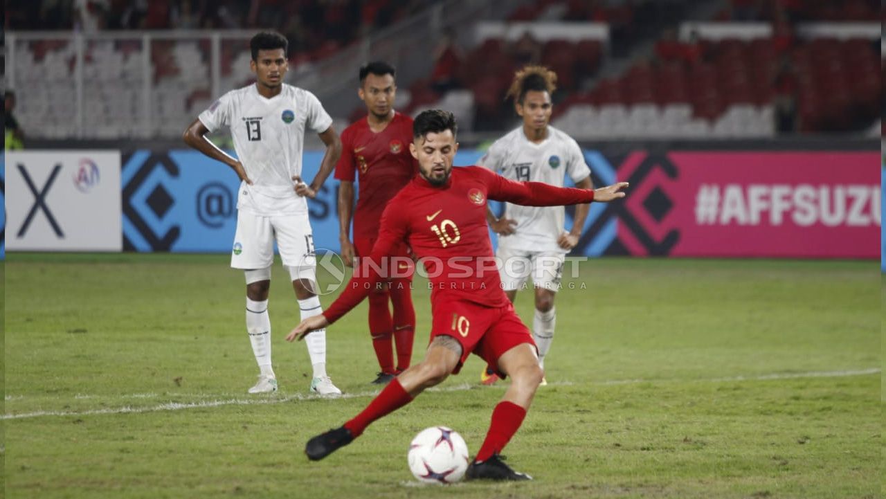 Indonesia vs Timor Leste Copyright: © Herry Ibrahim/Indosport.com