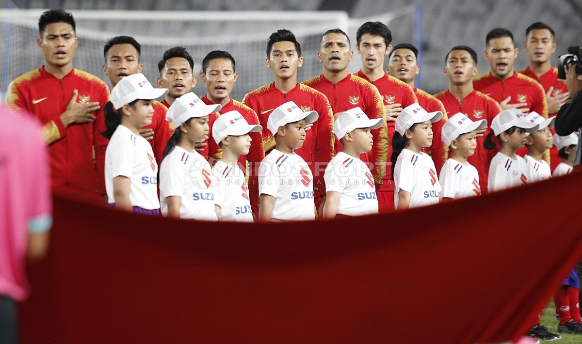 Jelang Piala AFF 2020, @affsuzukicup mengenang gol kelas dunia Timor Leste ke gawang Timnas Indonesia di edisi tahun 2018 silam. Copyright: © Herry Ibrahim/INDOSPORT