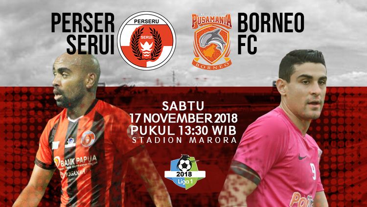 Prediksi pertandingan Perseru Serui vs Borneo FC Copyright: © INDOSPORT