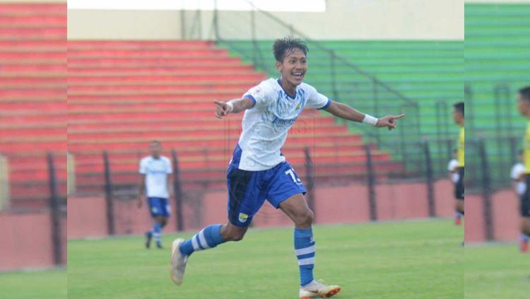 Pemain Persib Bandung U-19 Beckham Putra Nugraha. Copyright: © persib.co.id