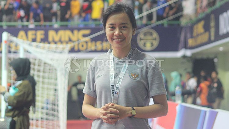 dokter timnas futsal Indonesia,  Karisa Kartika Sukotjo. Copyright: © Ronald Seger Prabowo/INDOSPORT