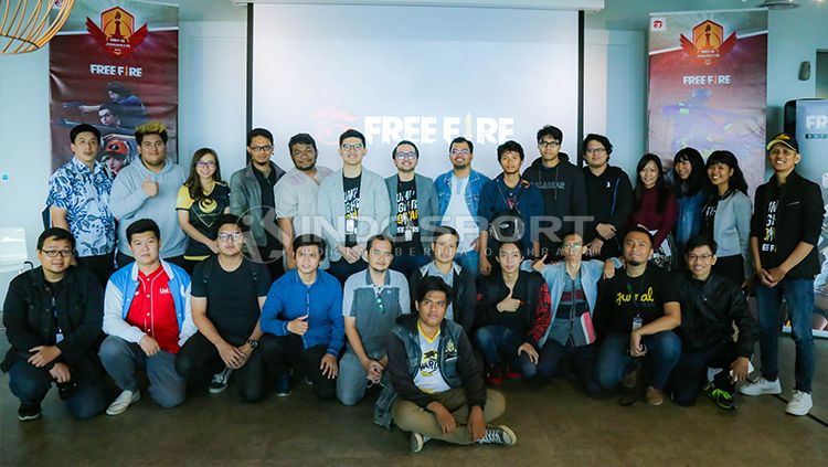 Suasana presscon Free Fire Jakarta Invitationals 2018. Copyright: &copy; Shintya Anya Maharani/INDOSPORT