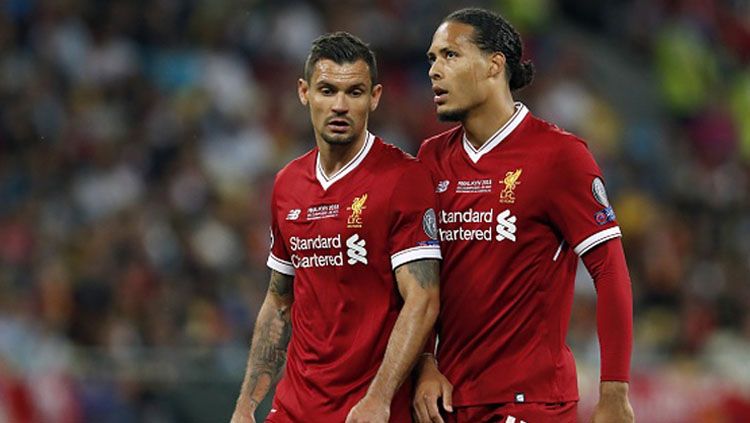 Dejan Lovren dan Virgil van Dijk, bek Liverpool. Copyright: © Getty Images