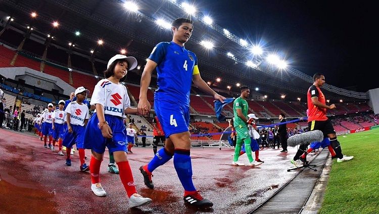 Kapten Timnas Thailand, Chalermpong Kerdkaew di Piala AFF 2018. Copyright: © fathailand.org