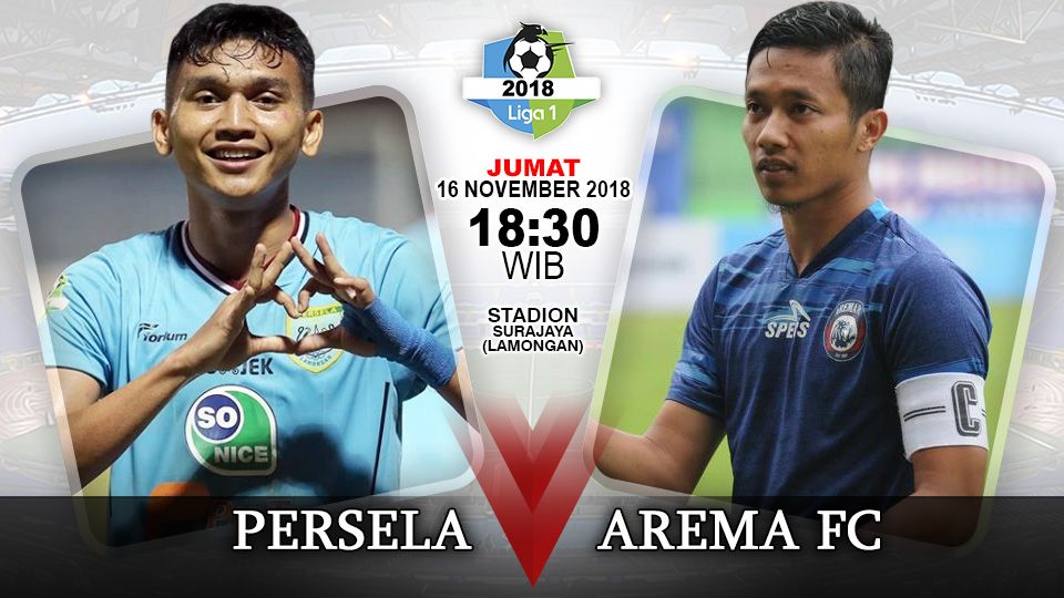 Pertandingan Persela Lamongan vs Arema FC. Copyright: © Indosport.com