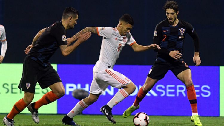 Kroasia vs Spanyol di UEFA Nations League Copyright: © Getty Images