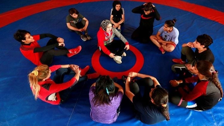 Wanita Irak yang ikut olahraga gulat untuk mendobrak tradisi Copyright: © Reuters