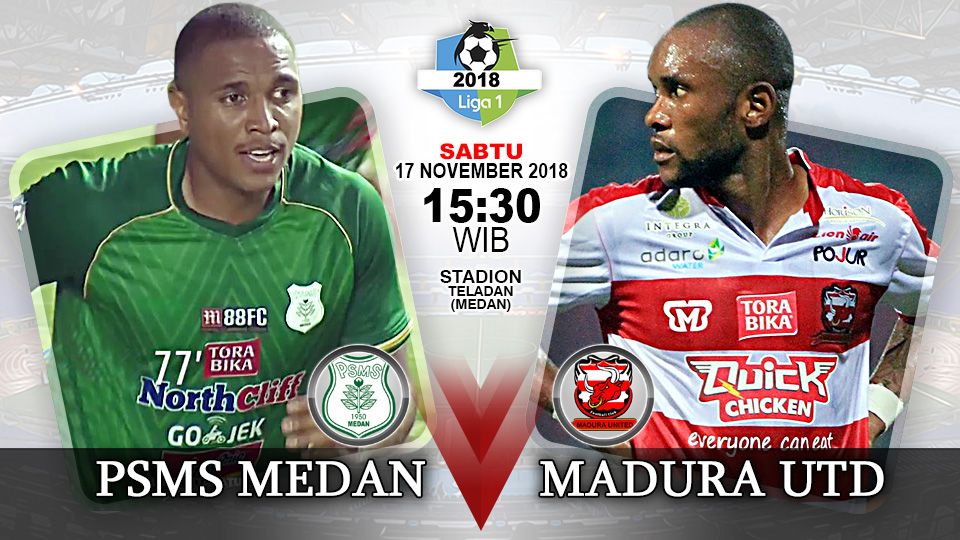 Pertandingan PSMS Medan vs Madura United. Copyright: © Indosport.com