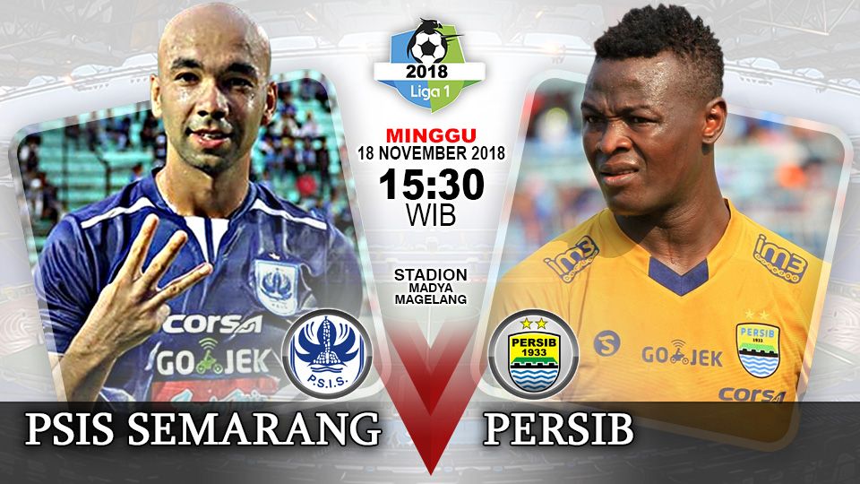 Pertandingan PSIS Semarang vs Persib bandung. Copyright: © Indosport.com