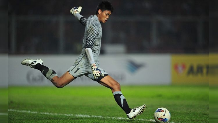 Mantan kiper Timnas Indonesia, Kurnia Meiga Hermansyah. Copyright: © Yogi Ardhi/Republika