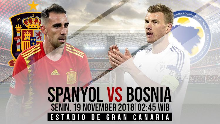 Prediksi pertandingan Spanyol vs Bosnia dan Herzegovina Copyright: © INDOSPORT