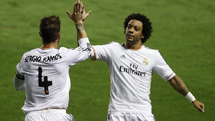 Marcelo merasa hutang budi terhadap Sergio Ramos. Copyright: © UEFA