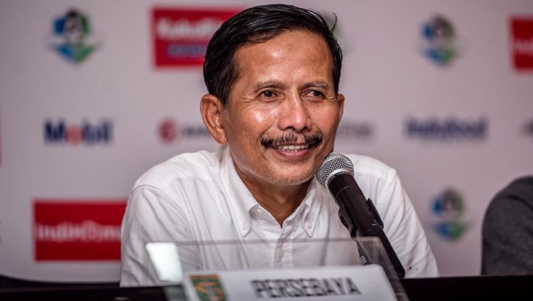 Pelatih Persebaya, Djadjang Nurdjaman. Copyright: © Media Persebaya