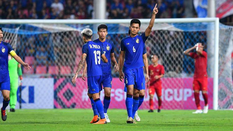 Thailand sesumbar bisa mengalahkan Indonesia dengan mudah di Kualifikasi Piala Dunia 2022. Copyright: © AFF