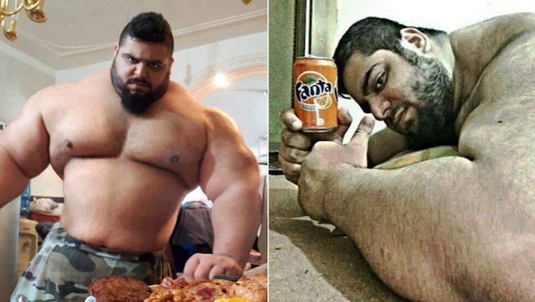 Sajad Gharibi, The Hulk dari Iran yang akan ikut berkompetisi di MMA. Copyright: © Sport Bible