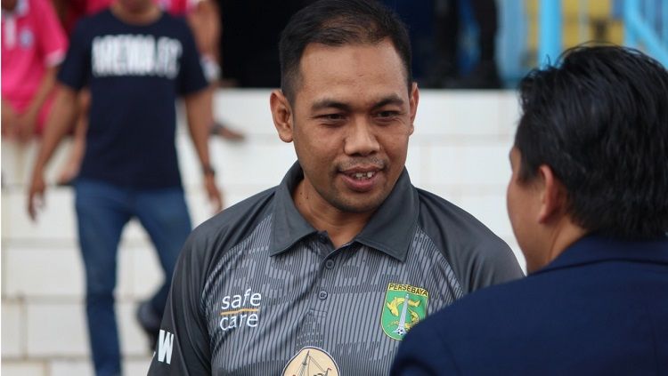 Manajer Persebaya, Candra Wahyudi. Copyright: © Fitra Herdian/Indosport