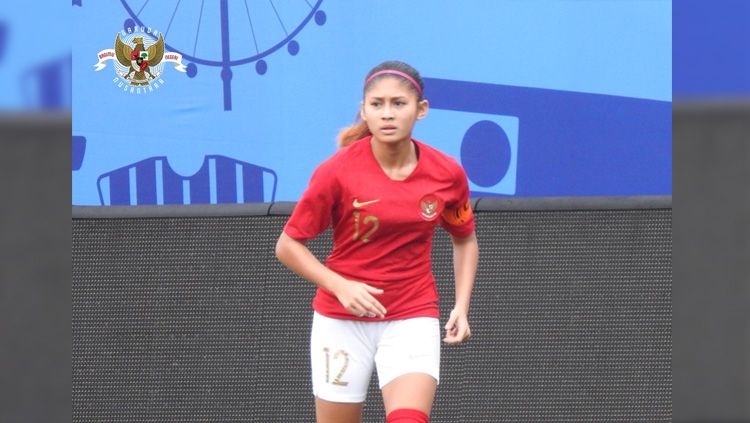 Tak Hanya Cantik Striker Timnas  Indonesia Putri ini juga 