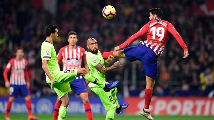 Atletico Madrid vs Barcelona Copyright: © Getty Images