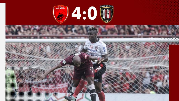 Hasil pertandingan PSM Makassar vs Bali United Copyright: &copy; INDOSPORT