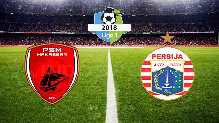 Logo PSM Makassar dan Persija Jakarta. Copyright: © Tiyo Bayu Nugroho