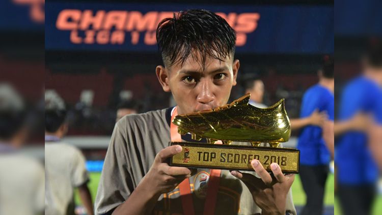 Bintang Persib Bandung U-19 Beckham Putra Nugraha yang menyabet gelar top skor Liga 1 U-19 2018. Copyright: © M. Jatnika Sadili/persib.co.id