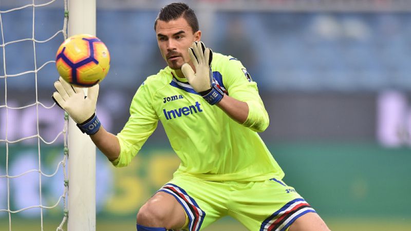 Kiper klub Serie A Italia, Sampdoria yakni Emil Audero buka-bukaan soal dirinya yang merupakan keturunan Indonesia. Copyright: © INDOSPORT