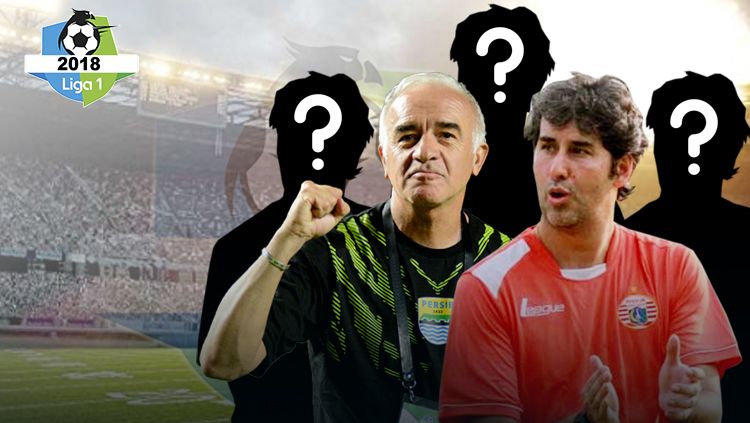 Lima calon pelatih terbaik Liga 1 2018 Copyright: © INDOSPORT