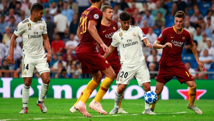 Pertandingan Liga Champions antara AS Roma vs Real Madrid Copyright: © Getty Images
