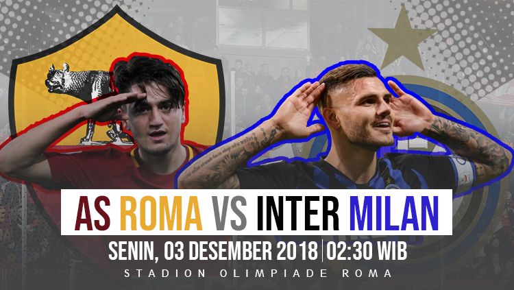 Prediksi AS Roma vs Inter Milan Copyright: © INDOSPORT.COM/Agil Mubarok