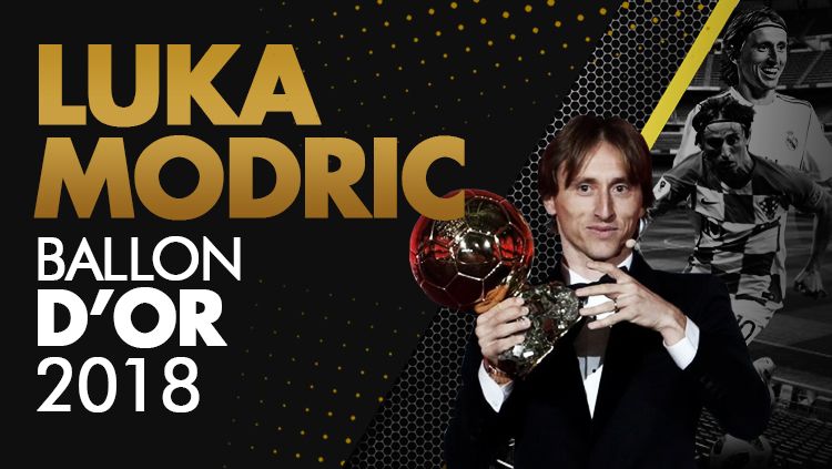 Luka Modric pemenang Ballon D'or 2018 Copyright: © INDOSPORT/Eli Suhaeli
